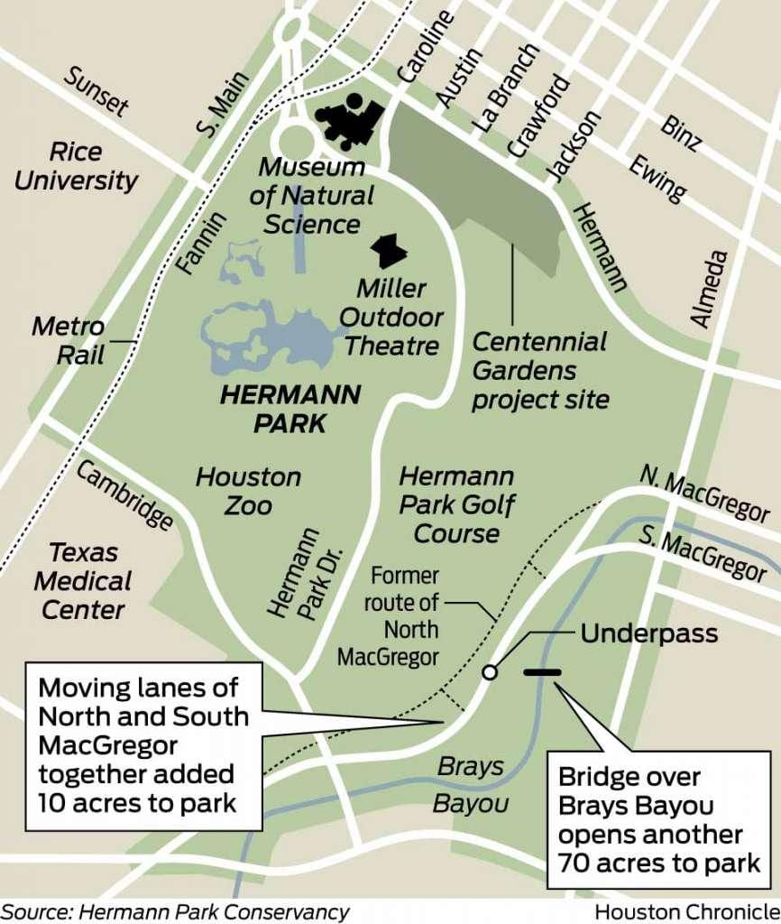 แผนที่ของ Hermann วนสาธารณะ