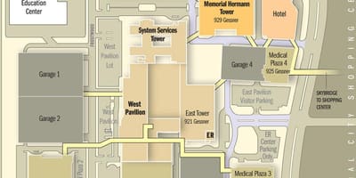 อนุสรณ์ Hermann โรงพยาบาลแผนที่