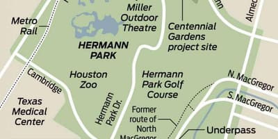 แผนที่ของ Hermann วนสาธารณะ